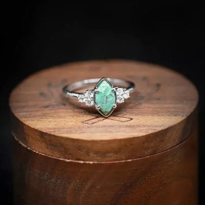Exclusive Turquoise & Diamond Ring