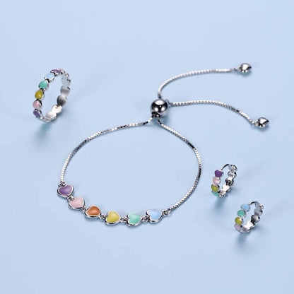 Sterling Silver Paw Print Bracelet
