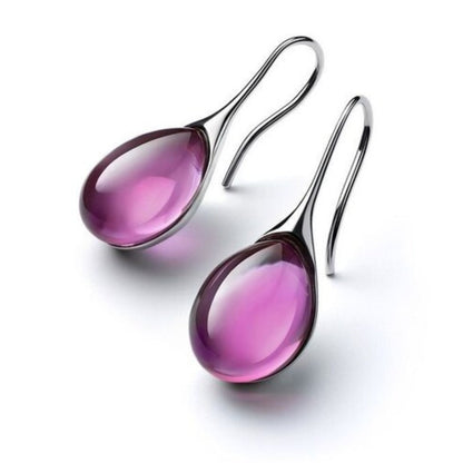 Gold & Silver Gem Earrings